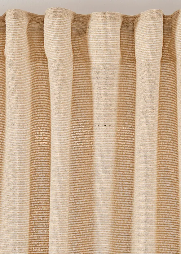 Jacquard-gardin med struktur (1-pack), bonprix