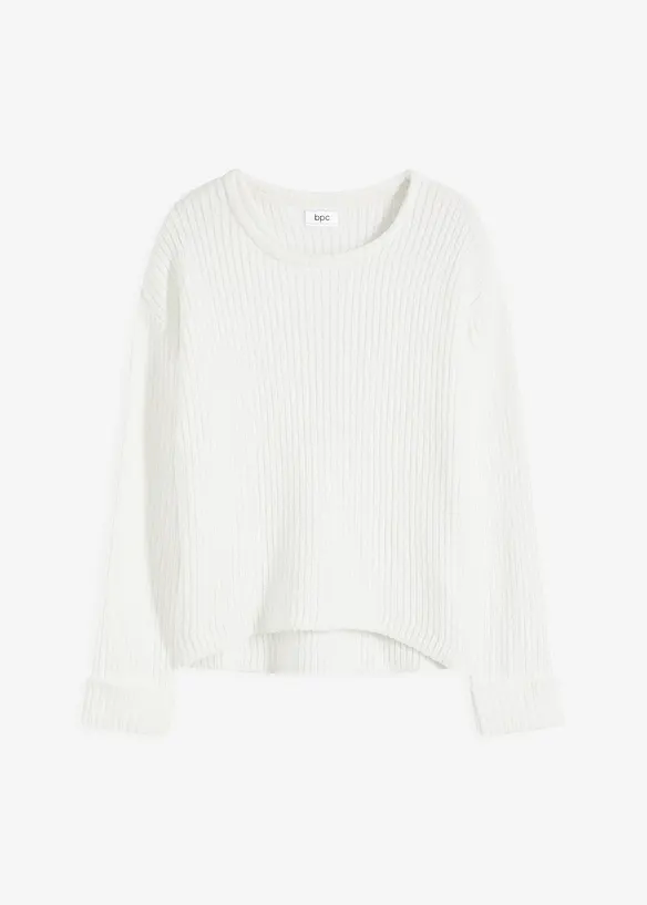 Oversized genser i myk chenille, bonprix