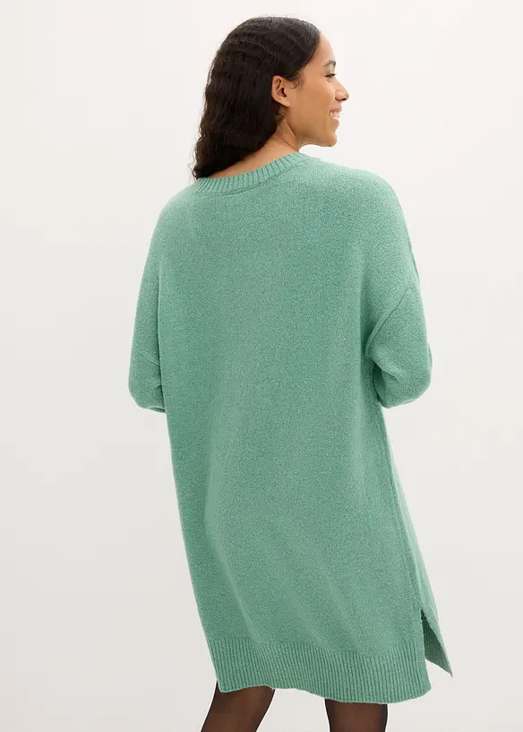 Oversized strikket kjole, bonprix