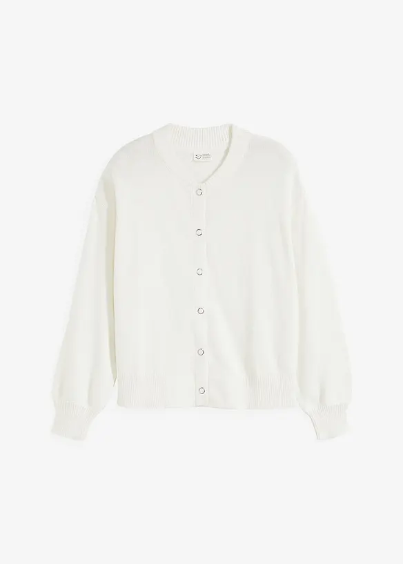 Cardigan i ren bomull, bonprix