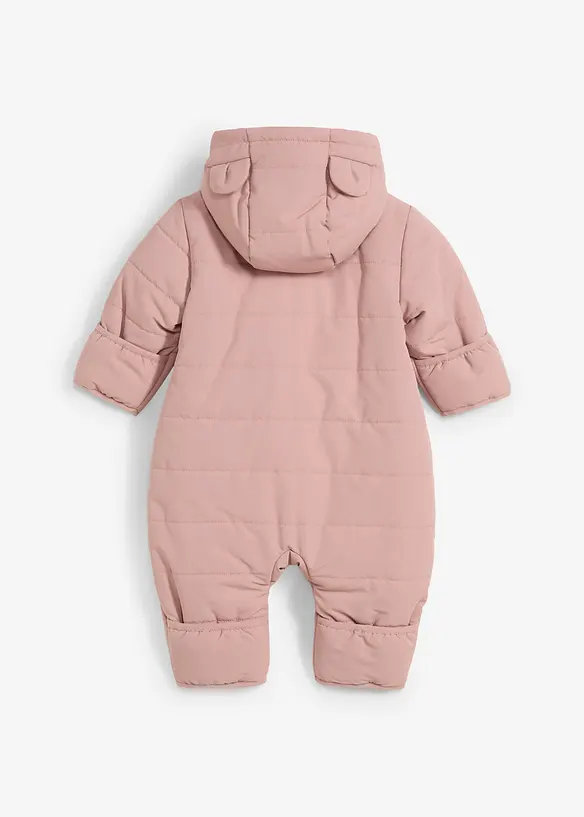 Vattert, vannavvisende overall med pilefleece, bonprix