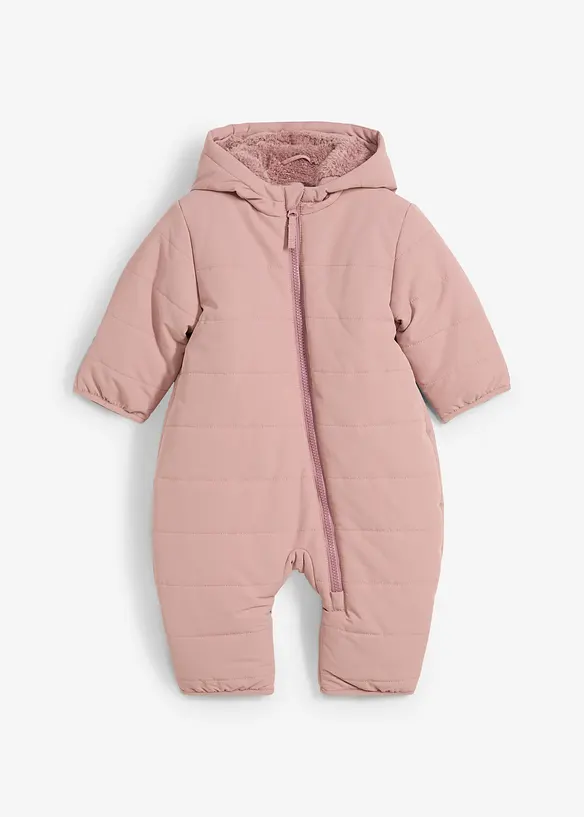Vattert, vannavvisende overall med pilefleece, bonprix