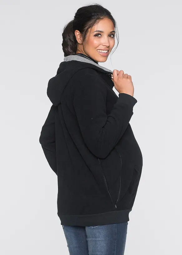 2-i-1-mamma-/bærejakke i fleece, bonprix