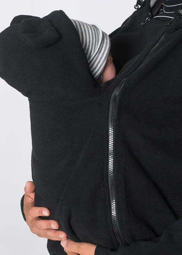 2-i-1-mamma-/bærejakke i fleece, bonprix