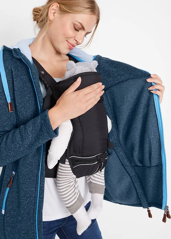 Mammajakke i fleece med bæreinnlegg, bonprix