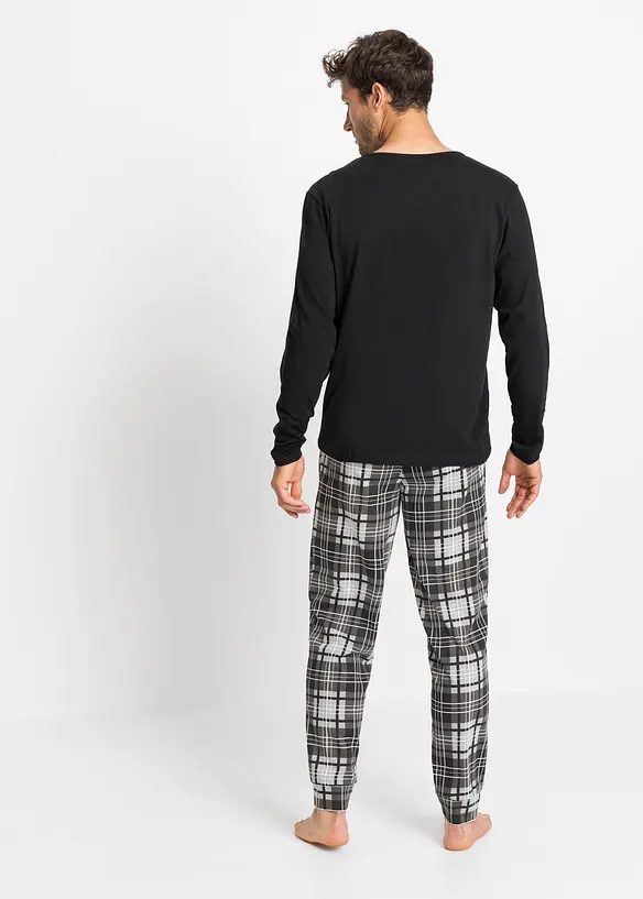 Pyjamas i 100% bomull, bonprix