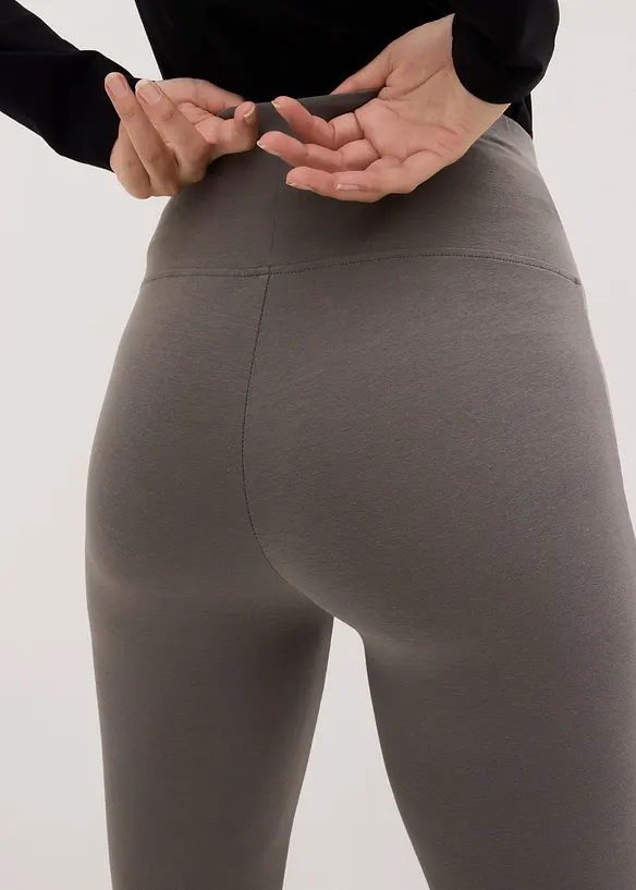 Bomulls-leggings, Flared Leg, bonprix