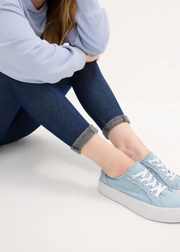 Myke termoleggings i jeanslook, bonprix