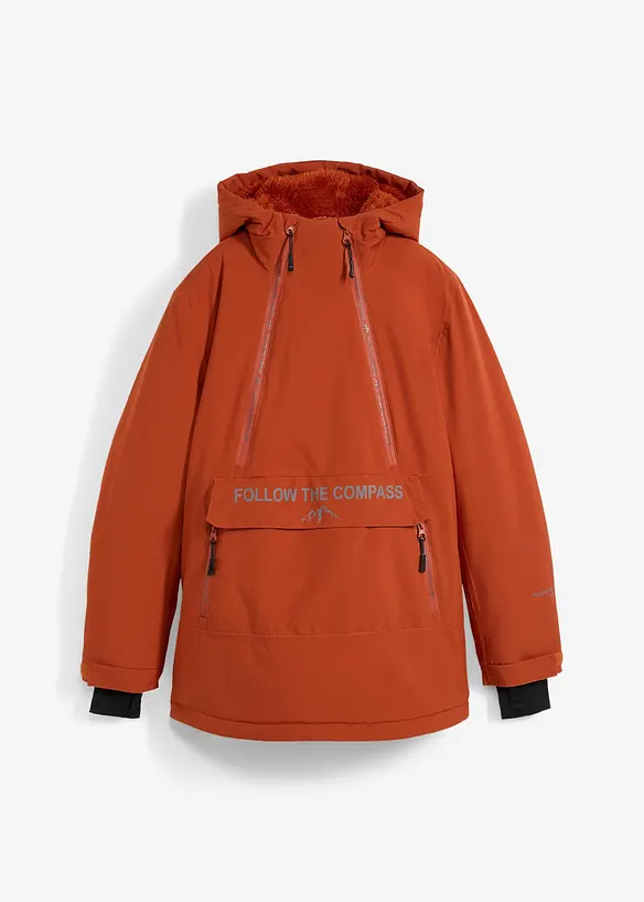 Vanntett funksjonsanorakk med fleecefôr, bonprix