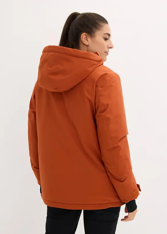 Vanntett funksjonsanorakk med fleecefôr, bonprix