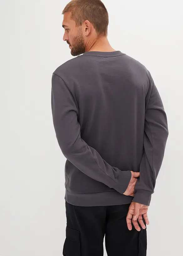 Sweatshirt i myk bomullsmiks, bonprix