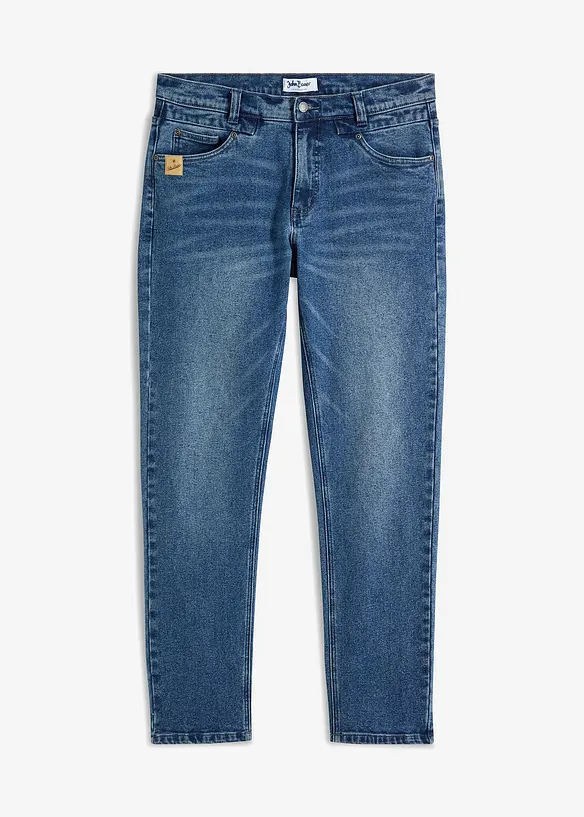 Regular Fit stretchjeans i kraftig denim, Straight, bonprix