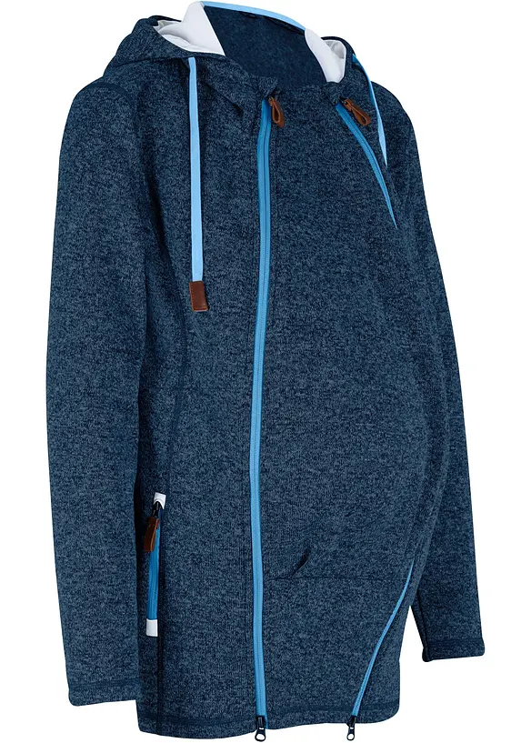 Mammajakke i fleece med bæreinnlegg, bonprix