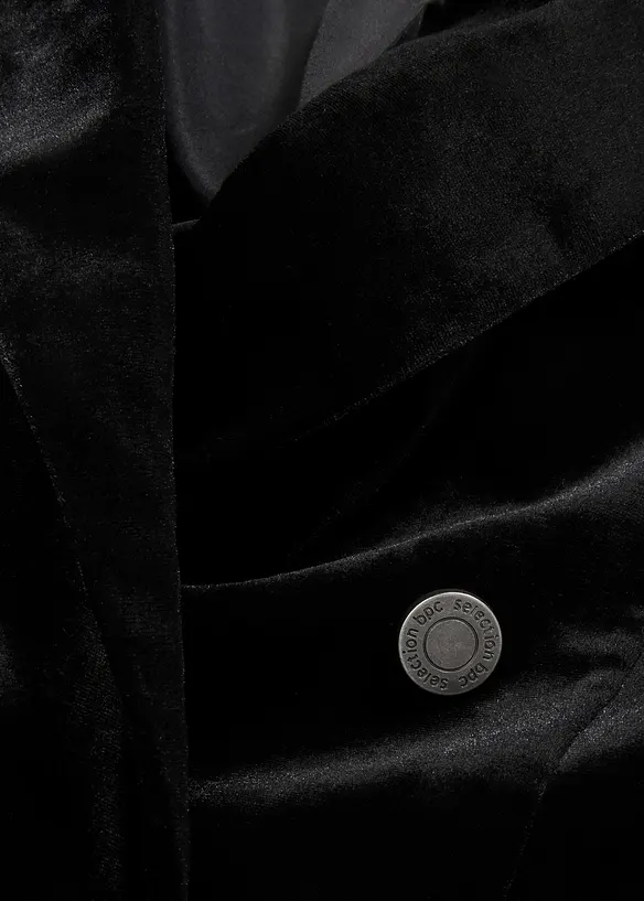 Blazer i myk fløyel, bonprix