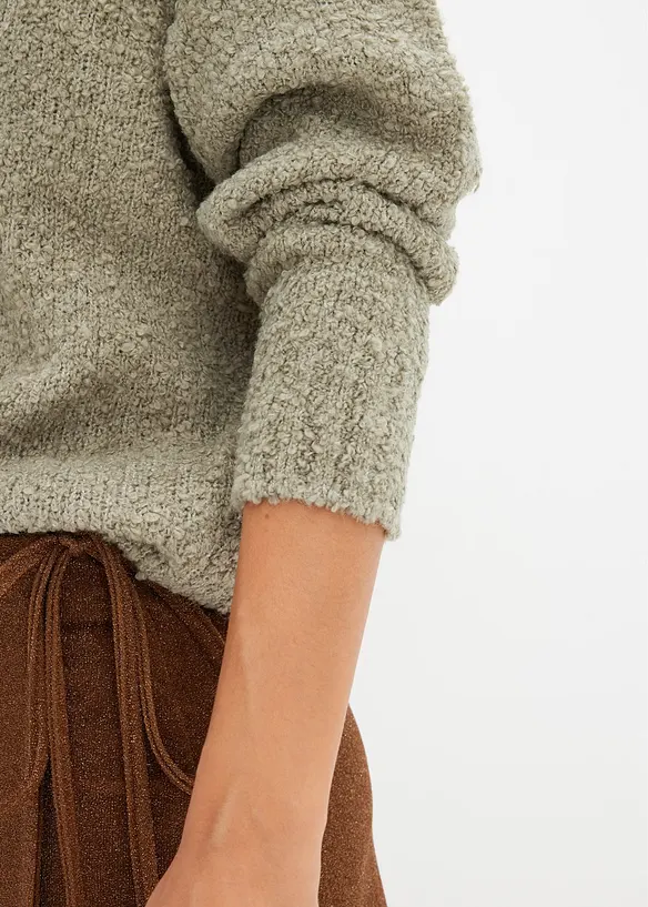Oversized genser i bouclé, bonprix