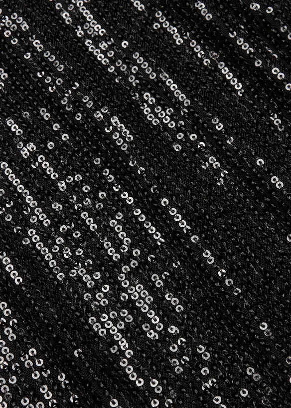 Bluse med paljetter, bonprix