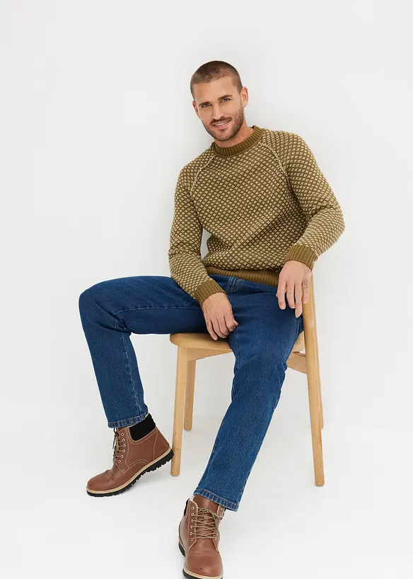 Classic Fit-jeans med stretch, Straight, bonprix