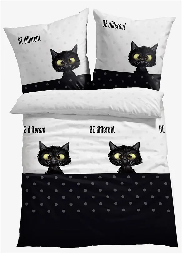 Sengesett med katter, bonprix