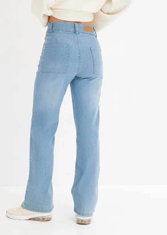 Straight-jeans High Waist, Stretch, bonprix