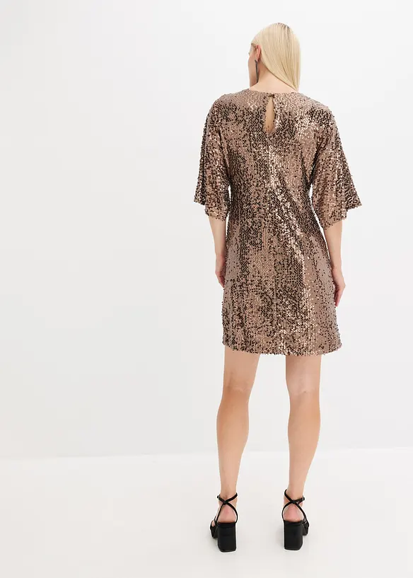 Oversized paljettkjole, bonprix