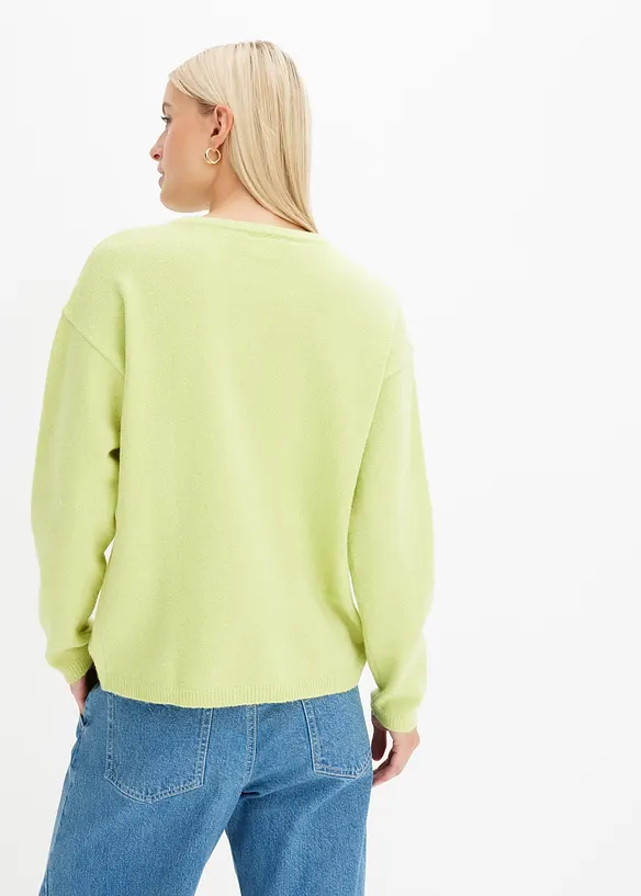 Finstrikket cardigan, bonprix