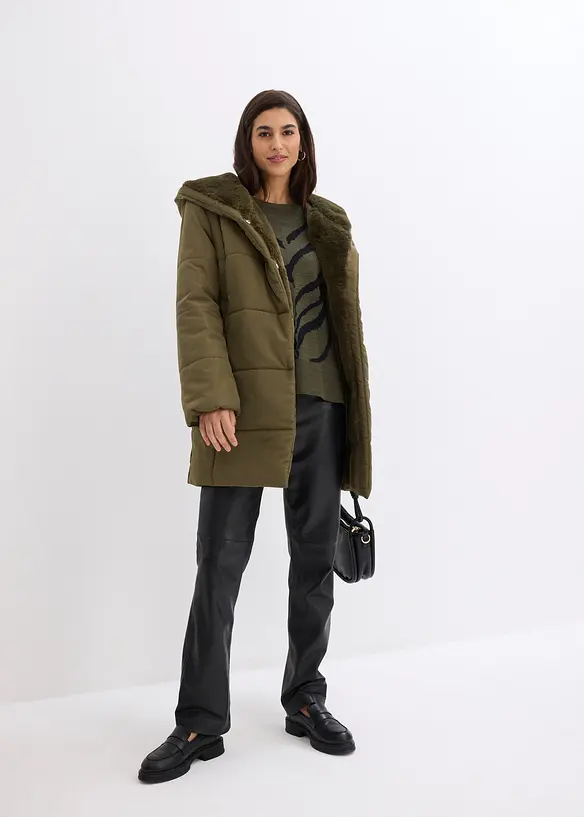 Skinnbukse i lammenappa, bonprix