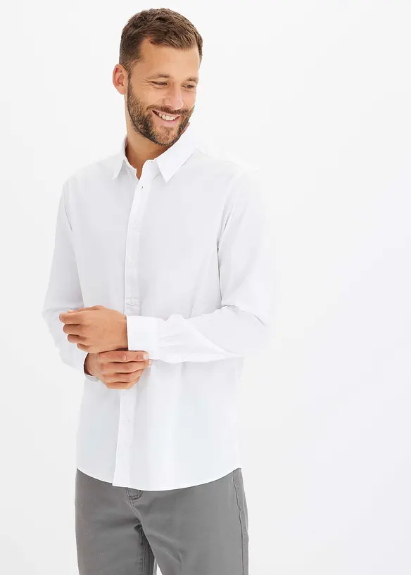Businesskjorte med stretch, Regular Fit, bonprix