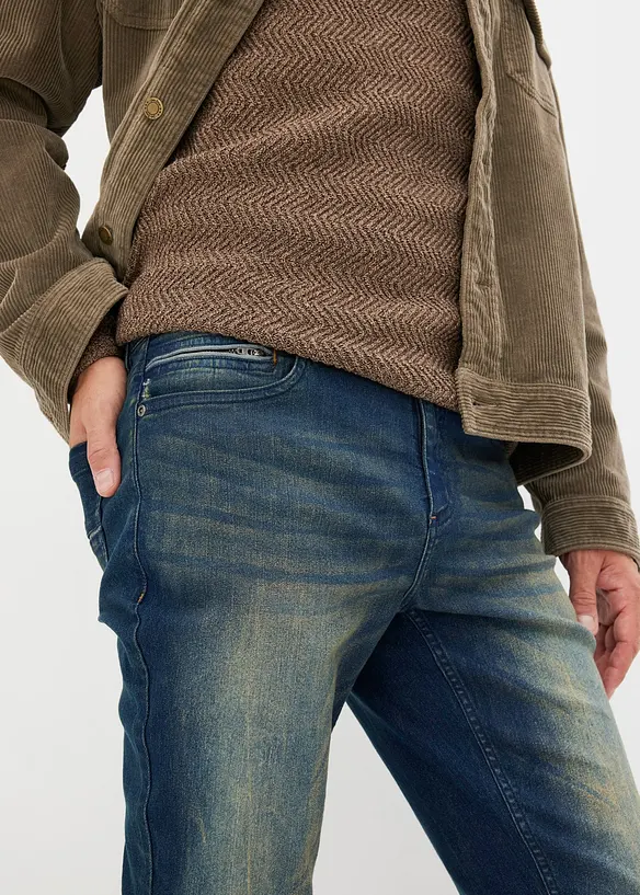 Slim Fit-jeans i lett denim med stretch, Straight, bonprix