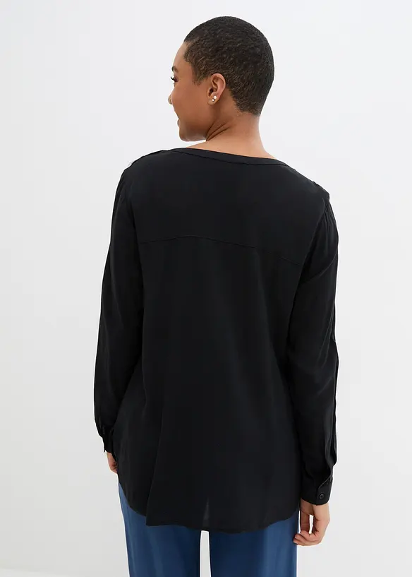Blusetunika i myk viskose, bonprix