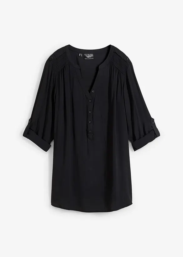 Blusetunika i myk viskose, bonprix