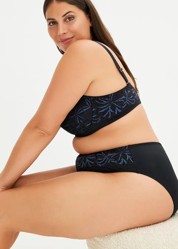 Minimizer-BH med flerfarget glittergarn, bonprix