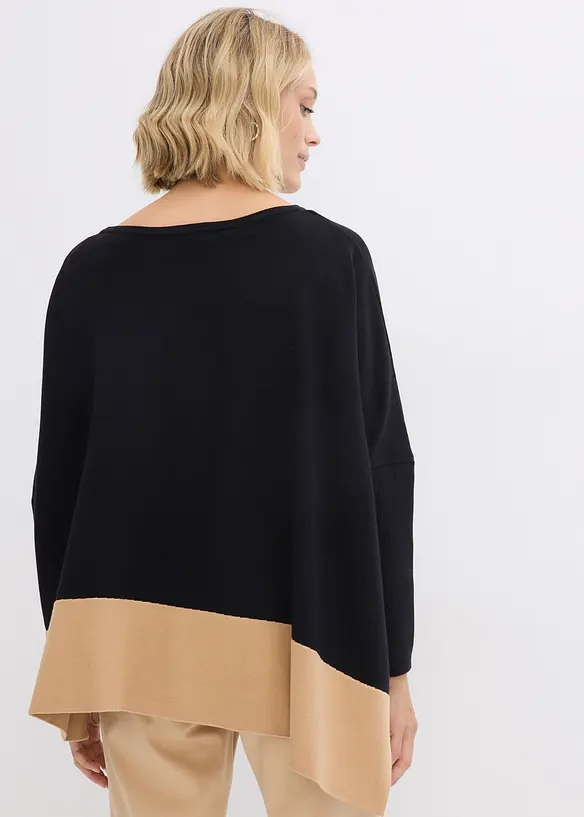 Finstrikket ponchogenser, bonprix