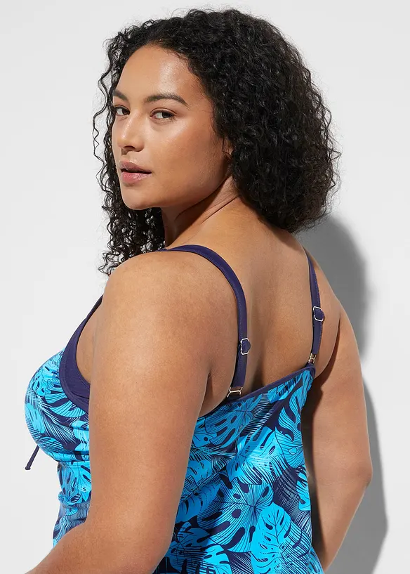 Tankini (2-delt sett) med rynking, bonprix