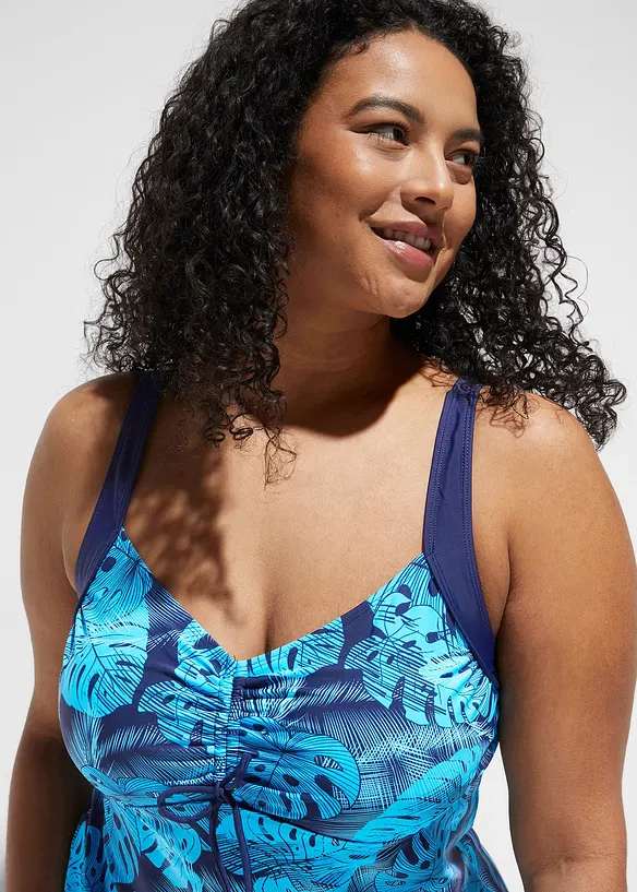 Tankini (2-delt sett) med rynking, bonprix