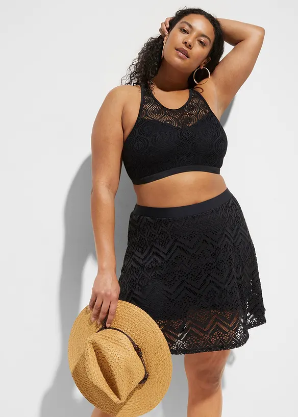 Bustier-bikinitopp med blonder, bonprix