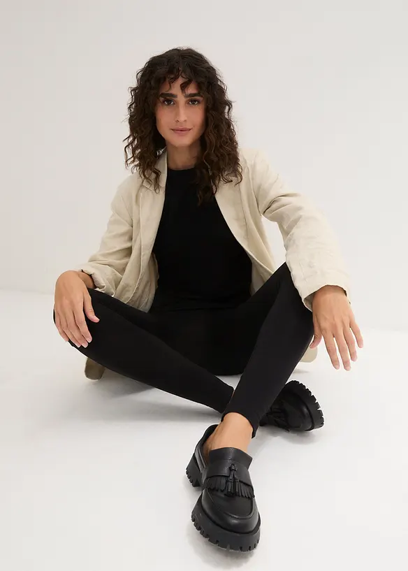 Leggings med økologisk bomull (2-pack), bonprix