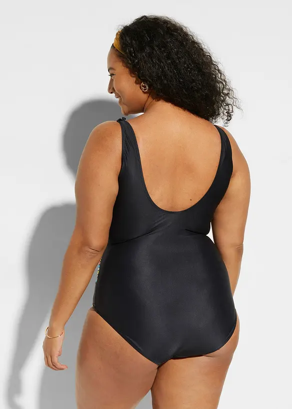 Shape-badedrakt med rysjer, sterkt formende, bonprix