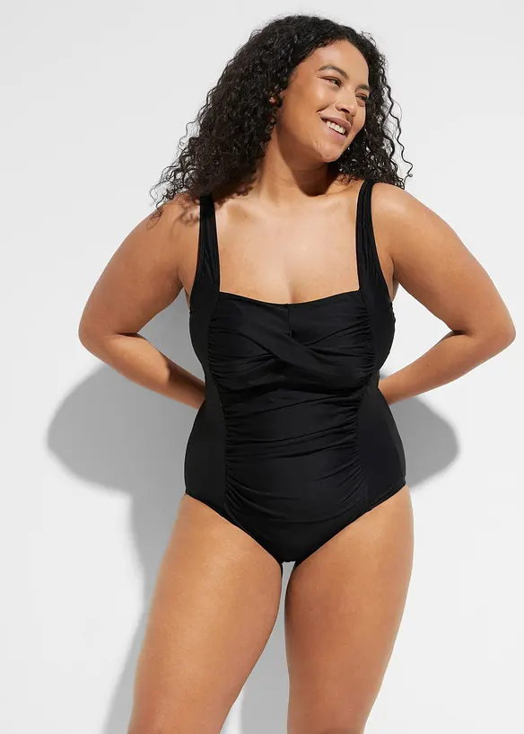 Shape-badedrakt, middels formende, i omslagsstil, bonprix