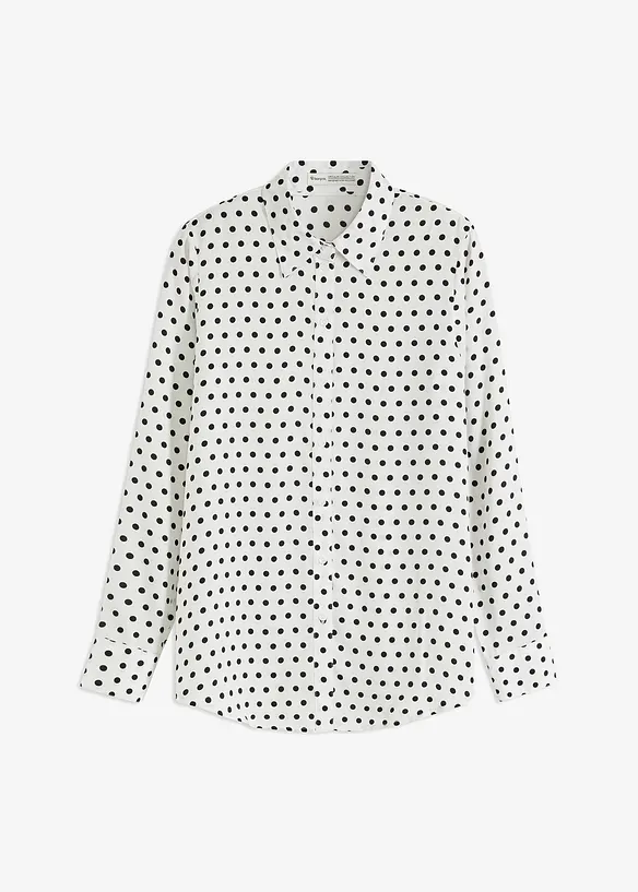 Bluse i fin sateng, bonprix