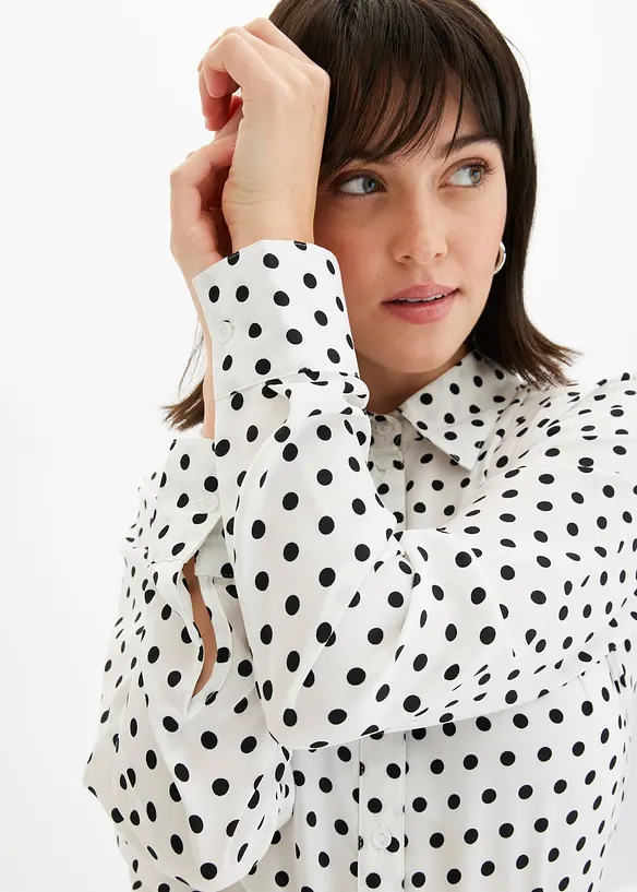 Bluse i fin sateng, bonprix