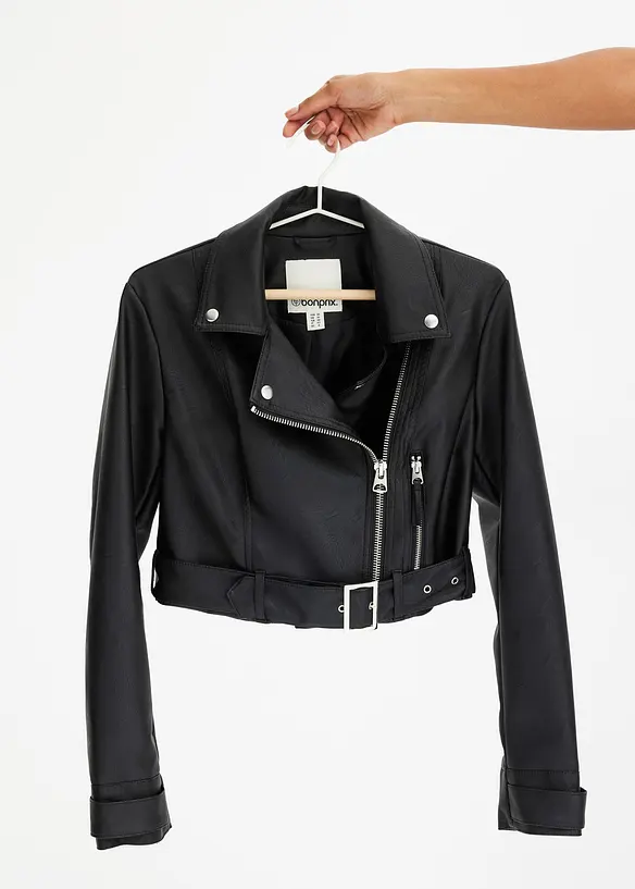 Bikerjakke i kort modell, bonprix