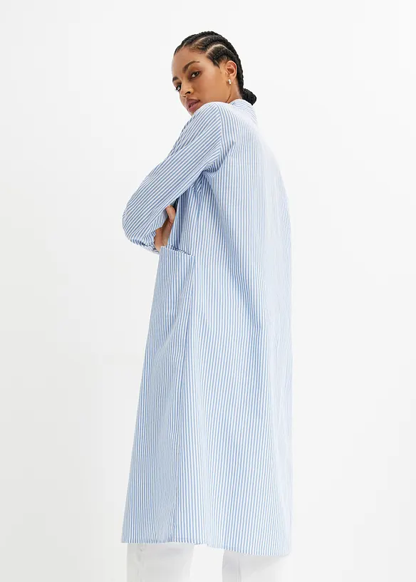 Skjortekjole med stripemønster, bonprix
