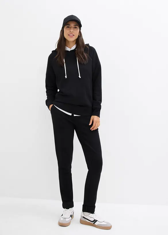 Hoodie med hette, bonprix