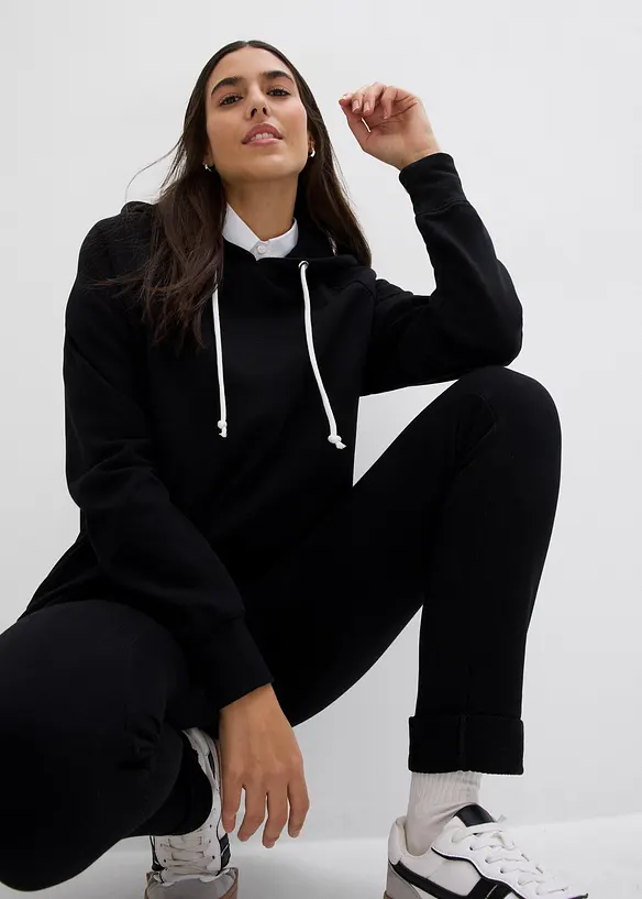 Hoodie med hette, bonprix