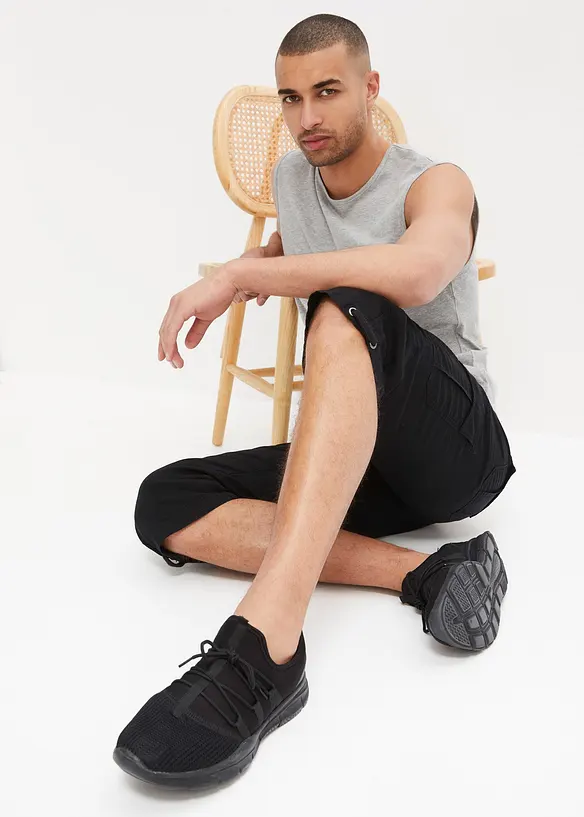 Regular Fit-cargo-bermudashorts i 100% bomull, lang, bonprix