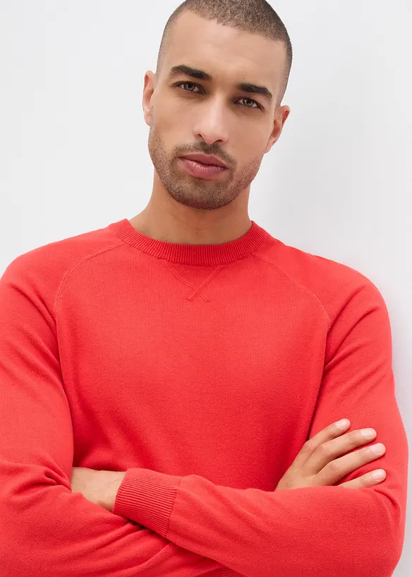 Finstrikket genser (2-pack) av 100%  bomull, bonprix