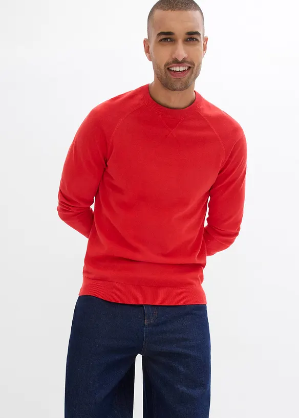 Finstrikket genser (2-pack) av 100%  bomull, bonprix