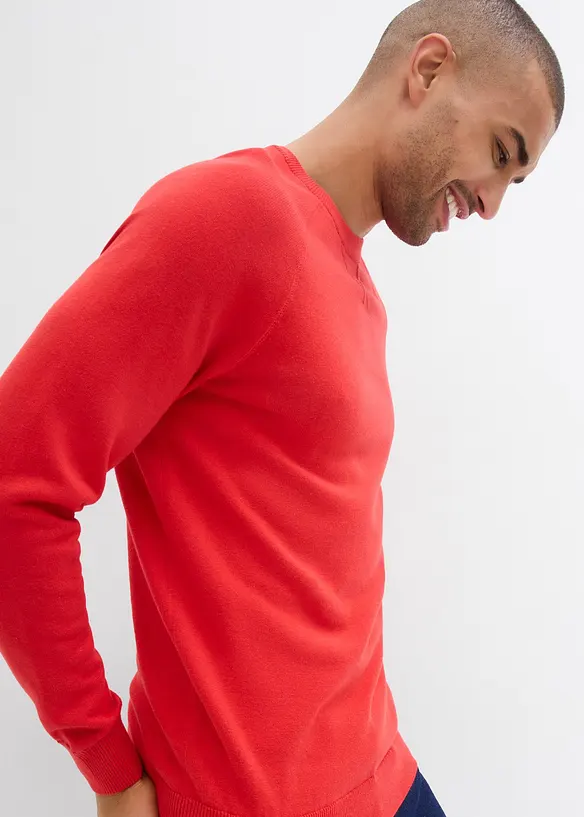 Finstrikket genser (2-pack) av 100%  bomull, bonprix