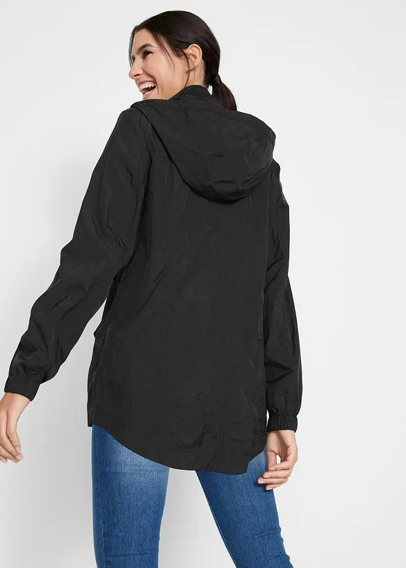 Ekstra lett overgangsjakke med hette, bonprix