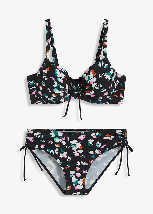 Minimizer-bikini med knytebånd (2-delt sett), bonprix